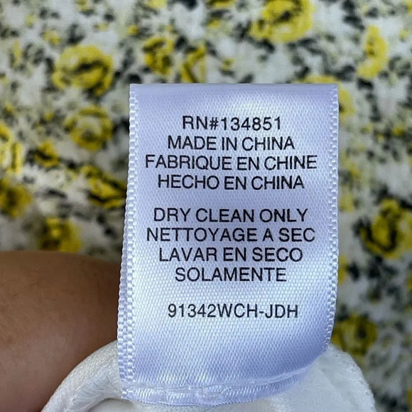 WAYF Leanne Double Slit Smocked Midi Dress small - Picture 12 of 13